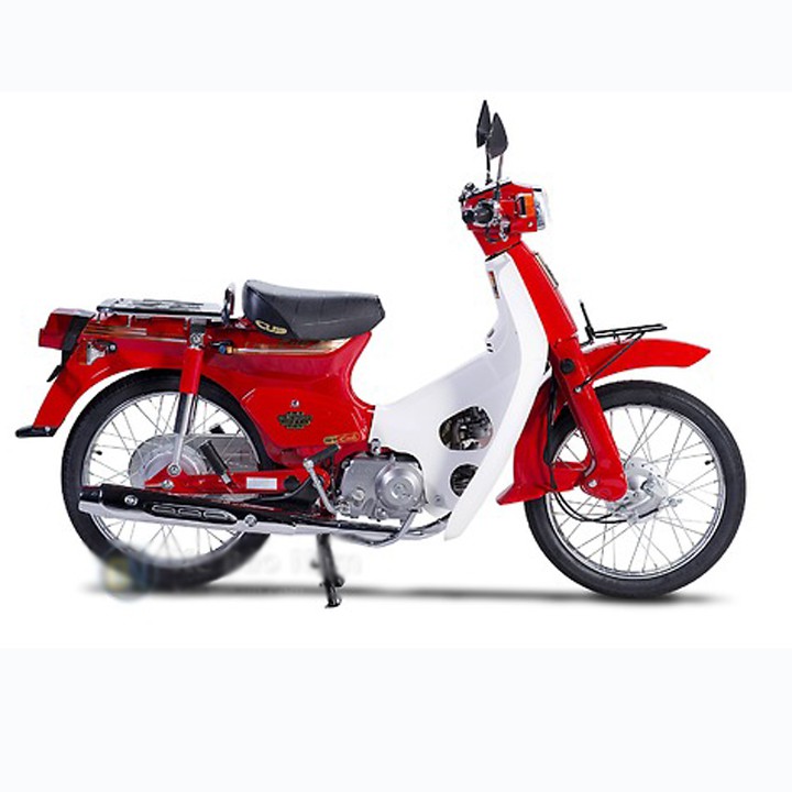 Bộ nhựa xe Cub 82 màu đỏ cờ gắn được cho xe 50,70,90cc