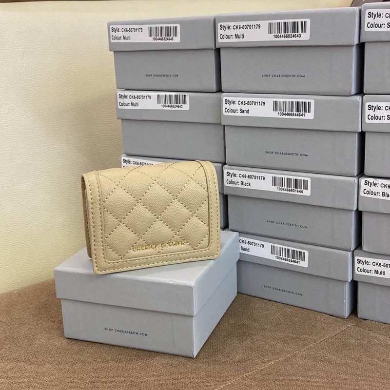 (AUTH - Bao check) Ví mini mã Item No. CK6-50701179_MULTI_XXS