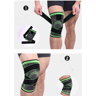 Bán buôn- Aolikes AL 7720 (1 cái) Đai cuốn đầu gối thoáng khí có cuốn chống trượt chuyên gym, hàng chính hãng
