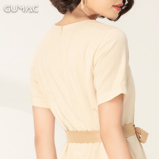 Đầm suông nữ cổ lật GUMAC DA968