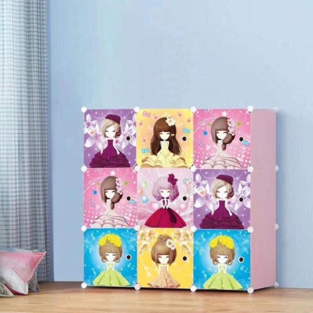 FREESHIP 99K TOÀN QUỐC_SIÊU HOT- TỦ NHỰA QUẦN ÁO LẮP GHÉP 9 Ô SIZE SÂU 47cm. Tặng kèm 1 treo đồ
