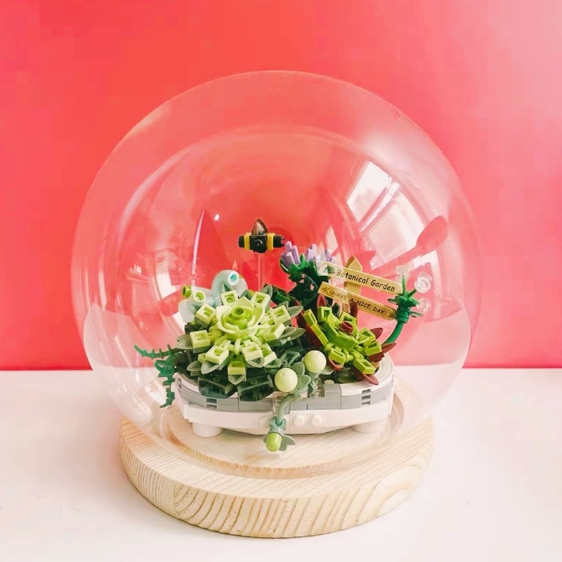 Đồ chơi mô hình xếp hình lắp ráp bó hoa Sakura Sen đá LOZ 1661 1662