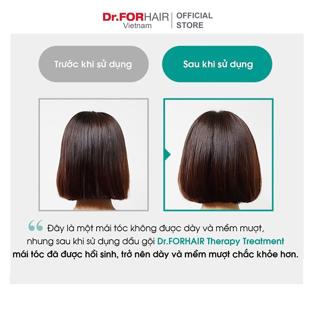 Dầu xả cho da nhạy cảm, Dầu xả dưỡng tóc cho da kích ứng, dịu nhẹ da đầu Dr.ForHair Phyto Therapy Treatment 500ml