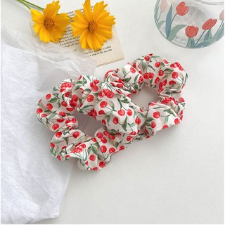 Cột tóc Vải Scrunchies- Dây cột tóc dễ thương nhiều màu