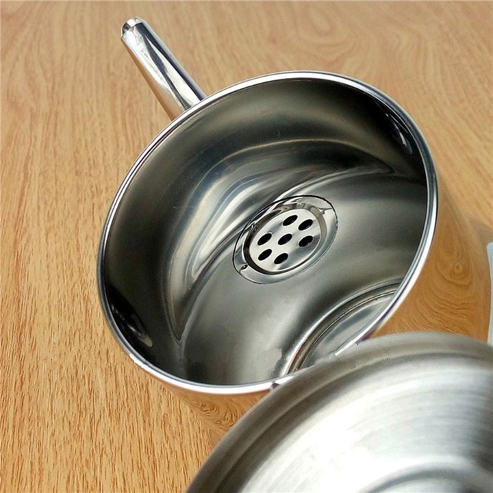 Bình Đựng Dầu Ăn Bằng Thép Có Vách Ngăn