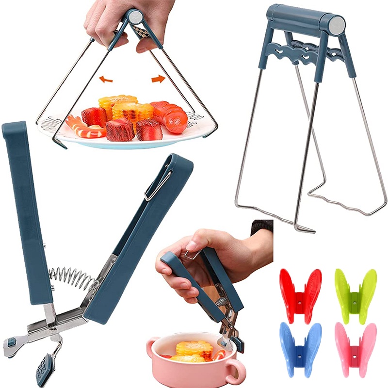 Kẹp Nhấc Nồi Cách Nhiệt Chống Trượt Chịu Nhiệt Độ Cao Chống Trượt Đa Chức Năng