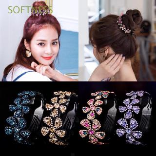 Kẹp tóc đính pha lê sang trọng tiện dụng cho nữ