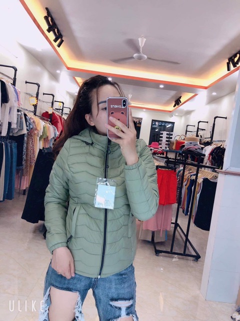 Áo khoác phao nữ túi kéo khóa(Video+Ảnh thật) | BigBuy360 - bigbuy360.vn