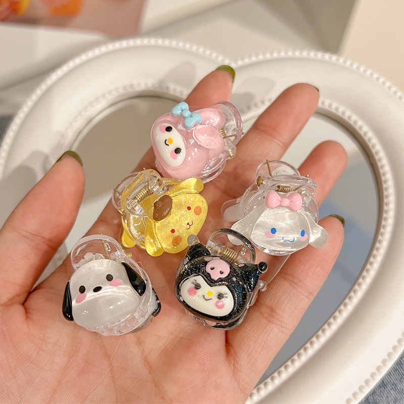 Kẹp Tóc / Kẹp Tóc Mini Họa Tiết Hoạt Hình Phong Cách Hàn Quốc Thời Trang Cho Bé Gái