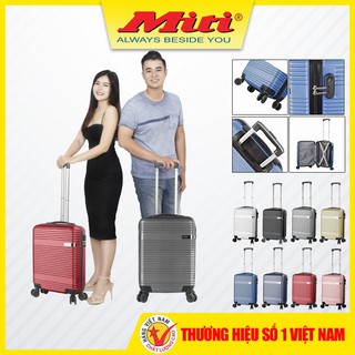 Vali du lịch ♥️FREE SHIP♥️ Vali nhựa hàng cao cấp, chất lượng bền đẹp VL613027[Miti]