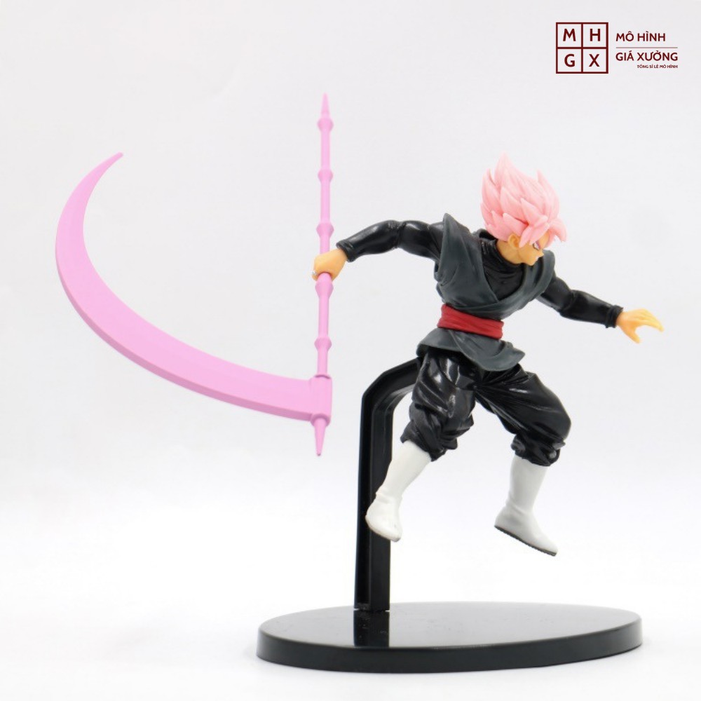 Mô hình Dragon Ball SonGoku Black super saiyan rose trạng thái chiến đấu cao 18cm - figure mô hình 7 viên ngọc rông