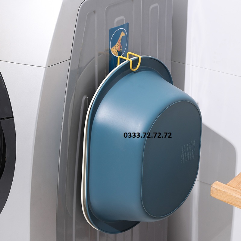 Móc Dán Tường Treo Chậu, Thau , Thớt, Đồ dùng phòng tắm, Nhà bếp - Inox thép không gỉ keo dính siêu chắc