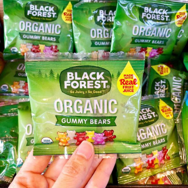 (Date 2/24) Gói 23g kẹo dẻo gấu black forest