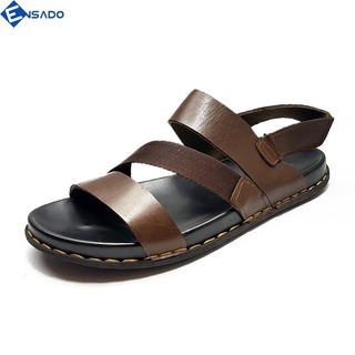 [Xả Hàng] Dép Doctor Nam Giày Sandal Nam Da Bò Mạnh Mẽ Trẻ Trung Ensado DE3916 (Nâu)