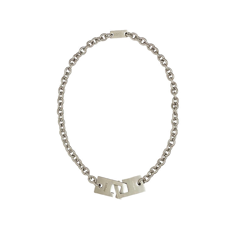 Vòng cổ thép titan dày thời trang cá tính cho nữ