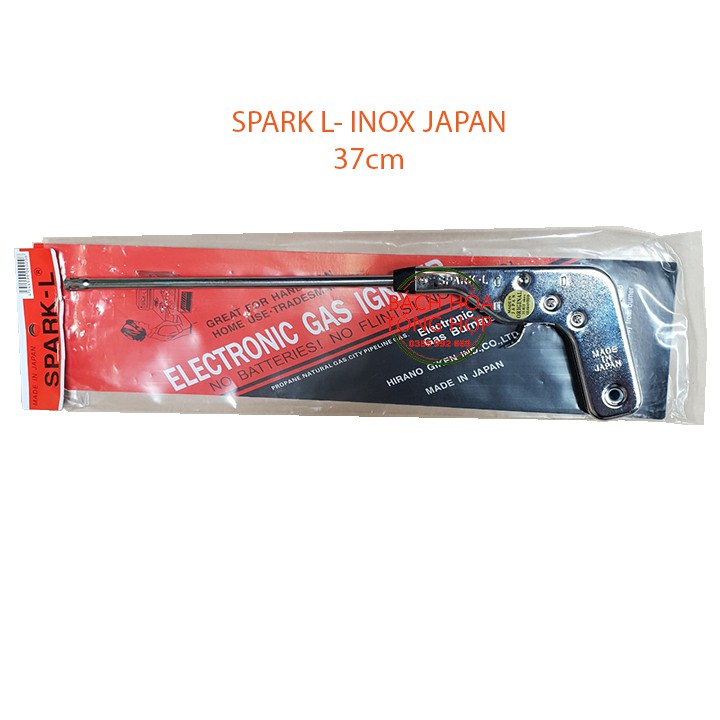 Mồi bếp ga, Súng đánh tia lửa mồi bếp ga MADE IN JANPAN SPARK-L INOX dài 37cm