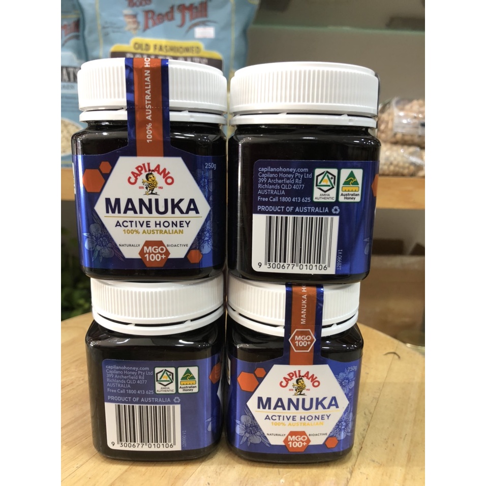 MẬT ONG CAPILANO MANUKA ACTIVE HONEY 100+MGO 250G