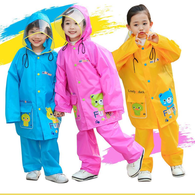 Bộ Quần Áo Mưa Dày Dặn Cao Cấp Cho Bé