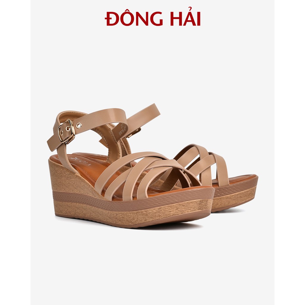 &quot;TẶNG NGAY 30K khi theo dõi gian hàng &quot; Sandal đế xuồng Zucia quai đan tôn dáng trẻ trung đế nhựa siêu nhẹ 7cm - SHL48