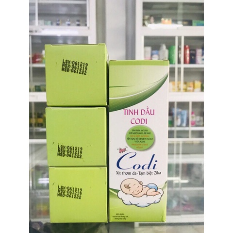 Tinh dầu xả chanh Codi xịt muỗi đốt an toàn cho trẻ