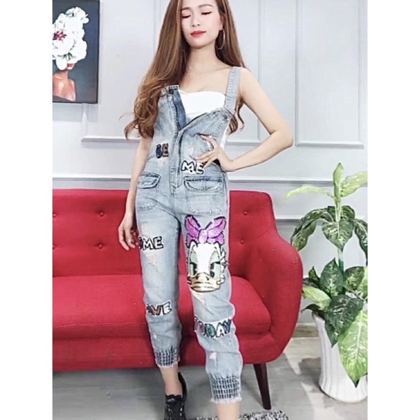 SALE 50% - Yếm quần jean Donald QCCC