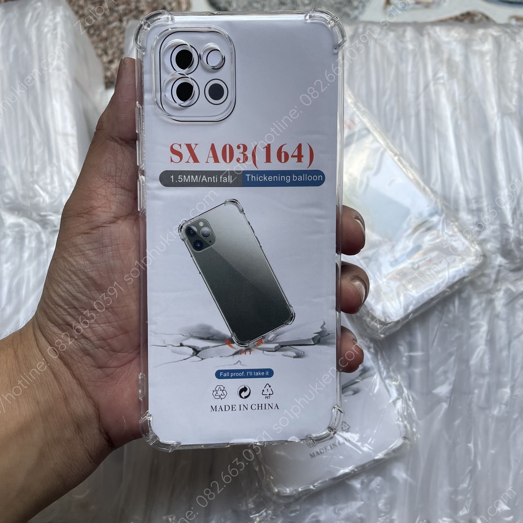 Ốp lưng samsung A03 chống sốc bảo vệ camera bền đẹp