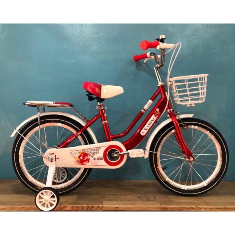 Xe đạp trẻ em mẫu 2 khung hàng đẹp nhiều thương hiệu size 16, 18, 20 inch