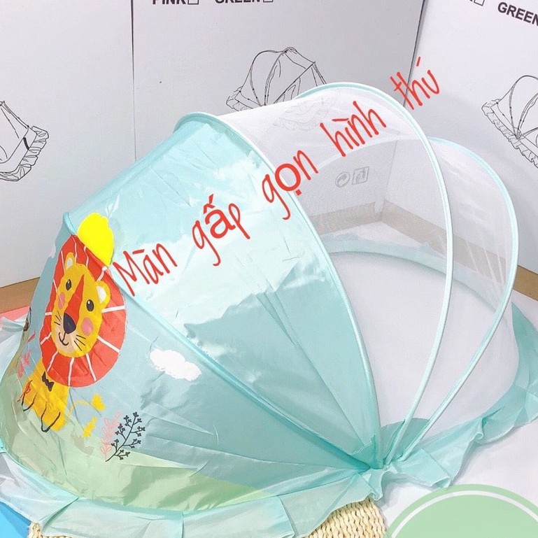 Mùng Gấp Gọn Kiluta,Màn Gấp Gọn Hình Thú Cho Bé.