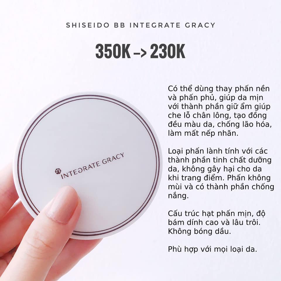 Phấn phủ SHISEIDO INTERGRATE GRACY Nhật Bản