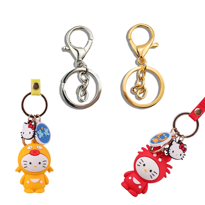 Móc Chìa Khóa Màu Vàng / Bạc Chất Lượng Cao