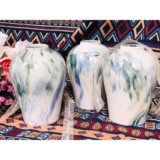Lọ hoa gốm sứ - Bình hoa Bát tràng cao cấp - trang trí decor