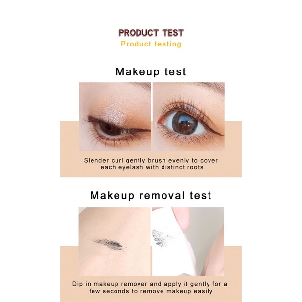 [Hàng mới về] Mascara màu sắc phong cách không thấm nước chống nhòe uốn cong làm dày lông mi