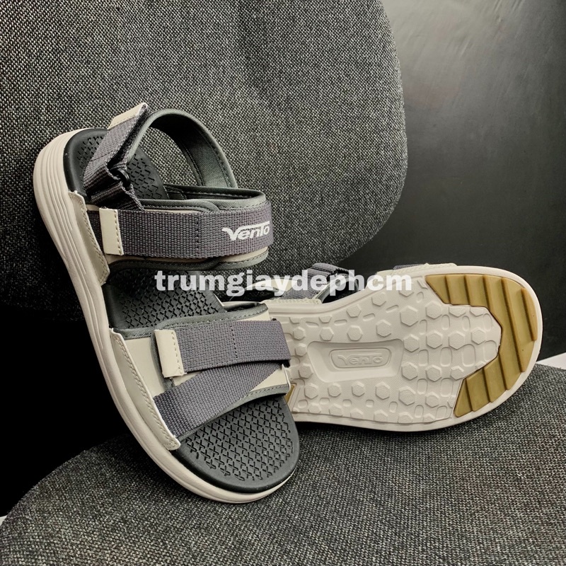 Giày Sandal Vento Nam Nữ - NB57G Xám