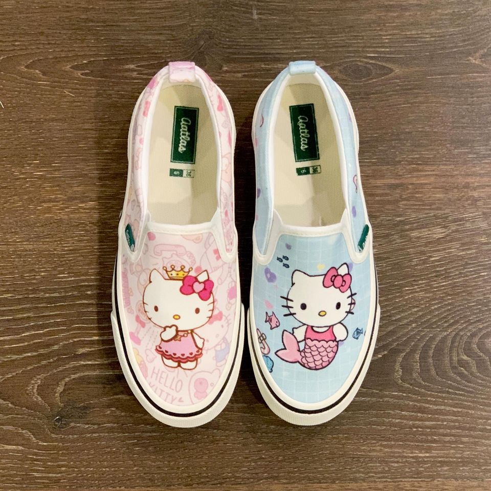 Giày lười Unisex in hình Hello Kitty