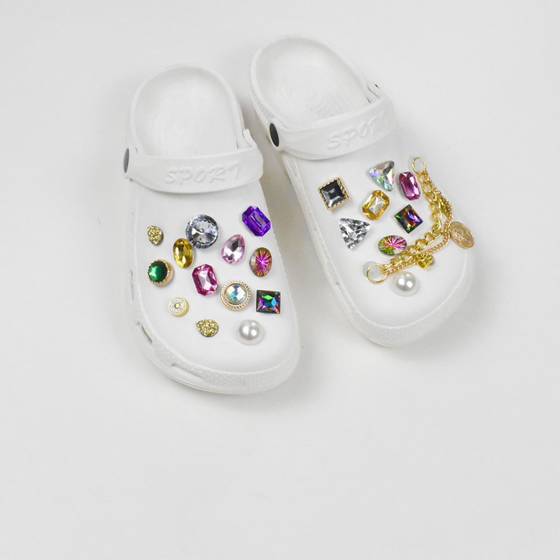 Bộ Phụ Kiện Khóa Dây Giày Crocs Jibbitz DIY Nhiều Màu Sắc Dành Cho Bạn Nữ