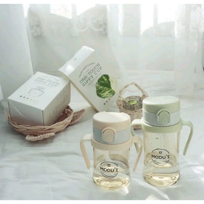 Bình hút uống nước 200ml, 260ml Bluemama Hàn Quốc