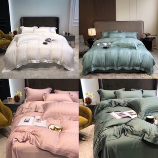 Bộ Chăn Ga Gối LỤA TENCEL VÂN CHÌM ITALY(Tencel Roma 5D) HÀNG CAO CẤP