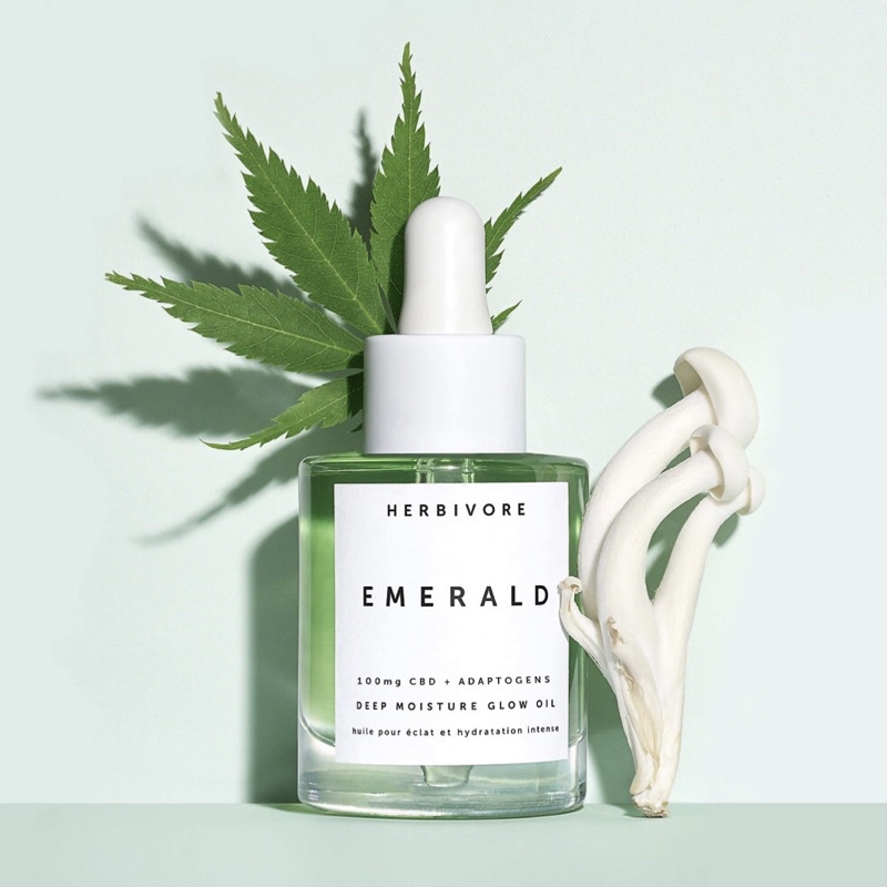 Dầu dưỡng da Herbivore Emerald CBD + Adaptogens Deep Moisture Glow Oil