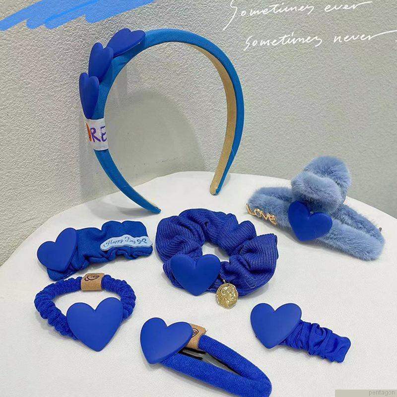 Băng đô cài tóc hình trái tim dễ thương cho nữ