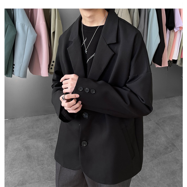 Áo Blazer nam Mavota áo khoác vest unisex form rộng phong cách Hàn Quốc AB005