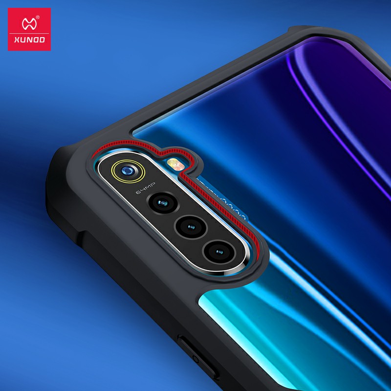 Ốp lưng XUNDD Oppo Realme 9 Pro chống sốc lưng trong viền màu chống ố vàng bảo vệ camera