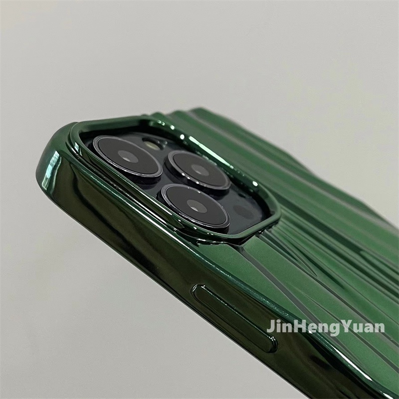 Ốp Điện Thoại Vải Màu Xanh Lá Cao Cấp Cho Iphone 11 13 12 Pro Max X XS XSMAX