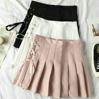 Chân Váy Kaki chân váy xếp ly Chân váy đen Chữ A Dáng ngắn Váy Thiết Kế Xẻ Quyến Rũ