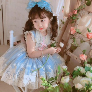 Đầm xòe in hình dâu tây xinh xắn cho bé gái