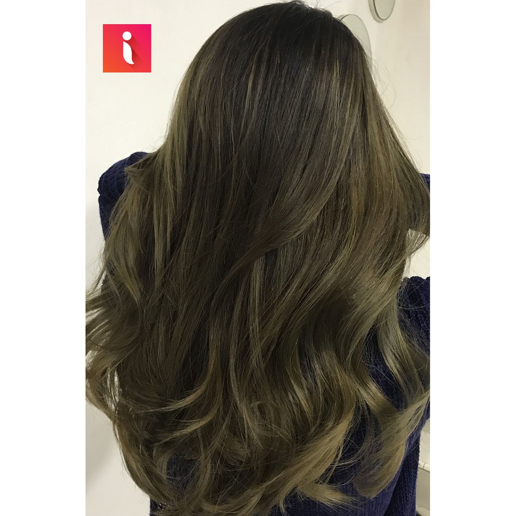 Nhuộm tóc tại nhà[KHÔNG TẨY TÓC] Thuốc Nhuộm Tóc Màu Nâu Rêu - Nâng Tone Da - Tặng Trợ Dưỡng | BigBuy360 - bigbuy360.vn