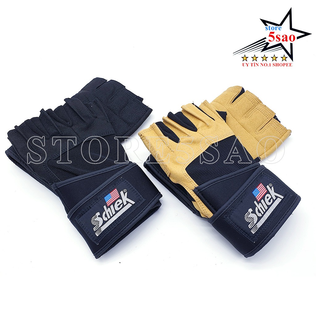 Găng tay tập Gym SCHIEK cao cấp SP20 ⚡FREESHIP⚡ Bao tay tập gym nam siêu chất - giảm giá rẻ vô địch