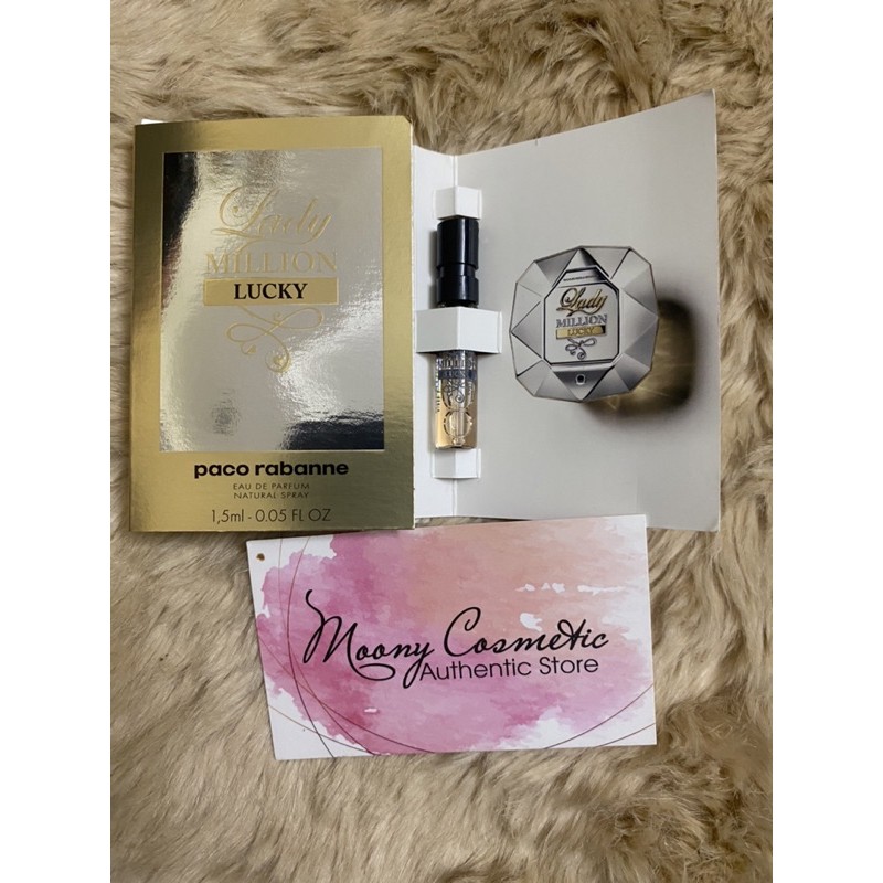 vial mẫu thử nước hoa nam nữ Paco rabanne 1 milion/Lady minion/Invictus/pure xs/Olympea 1.5ml