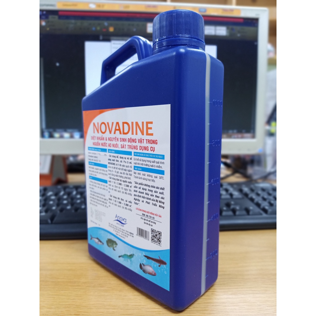 Thuốc Sát Trùng Cho Tôm Cá Anova NovaDine - Iodine