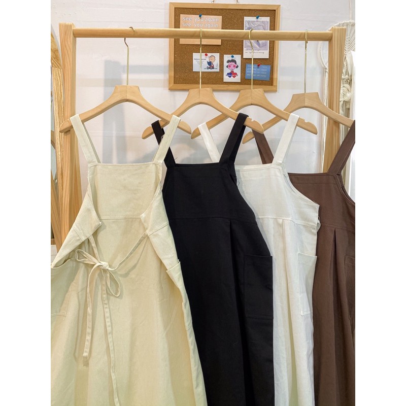 Váy Yếm Dáng Dài Phong Cách Hàn Quốc Siêu Xinh Y058-Violet | BigBuy360 - bigbuy360.vn