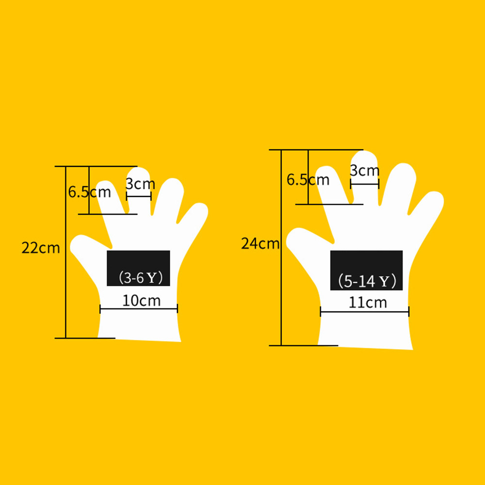 Set 100 găng tay sử dụng một lần cho bé